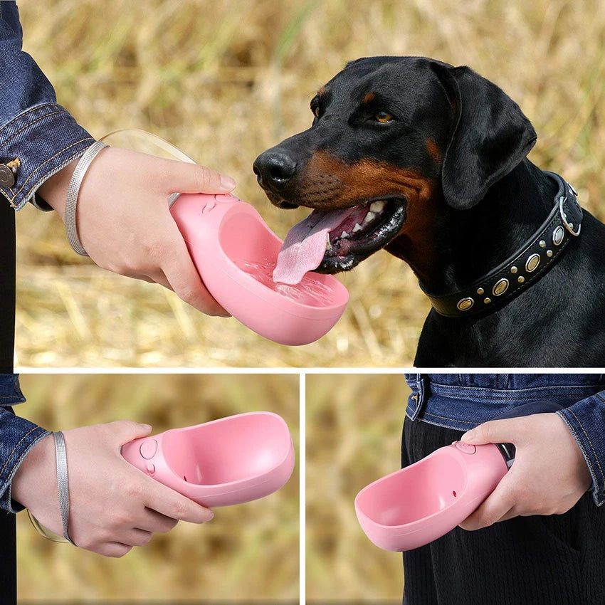 Pet Dog Water Bottle Portable Drinking Feeder for Dogs Cat Outdoor 