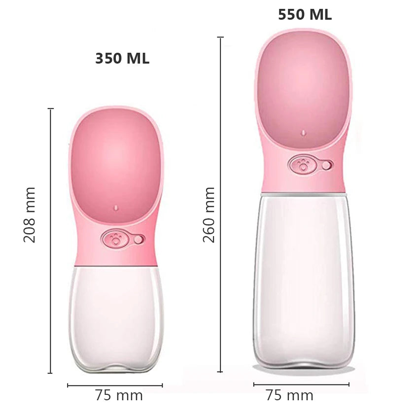 Pet Dog Water Bottle Portable Drinking Feeder for Dogs Cat Outdoor 